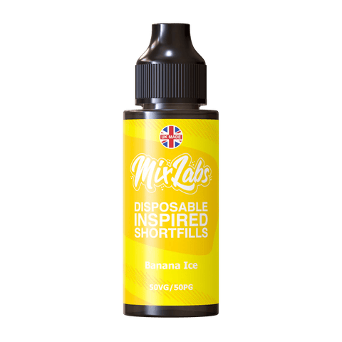 Mix Labs - Banana Ice 100ml Voltage Vapes Bristol Mix Labs - Banana Ice 100ml Voltage Vapes Bristol